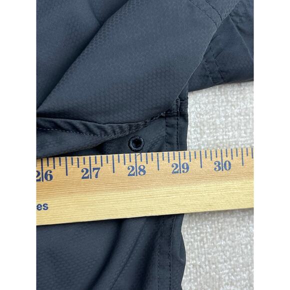 Solaris Outdoors Men’s 3XB Gray Vented Short Sleeve Button Front Shirt Hiking - Picture 5 of 9